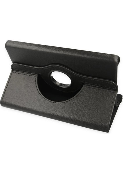 Lenovo Tab M8 Kılıf 360 Tablet Deri Kılıf - Siyah Svlrs modelleri