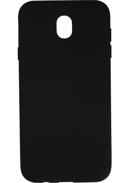 Samsung Galaxy J7 Pro / J730 Kılıf Nano Içi Kadife Silikon - Siyah Svlrs