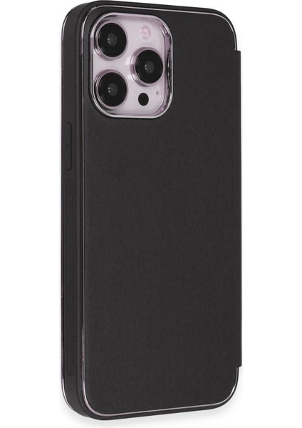 Iphone 13 Pro Kılıf Dolpin Kapaklı - Siyah Svlrs modelleri