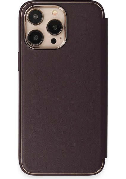 Iphone 13 Pro Kılıf Dolpin Kapaklı - Derin Mor Svlrs modelleri