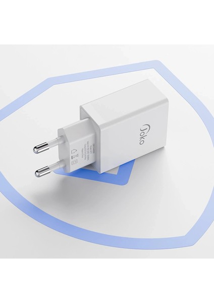 JK77 12W + PX17 1m 2.4A USB To Lightning Kablolu Pd Şarj Cihazı Svlrs fırsatları