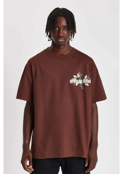 Woodland T-Shirt - %100 Organik Pamuklu, Şık 3D Nakışlı Erkek Tişörtü fiyatları