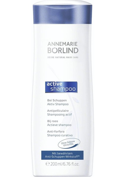 Silk Natural Hair Care Aktif Şampuan (200 Ml) Kepek ve Azaltıcı Şampuan