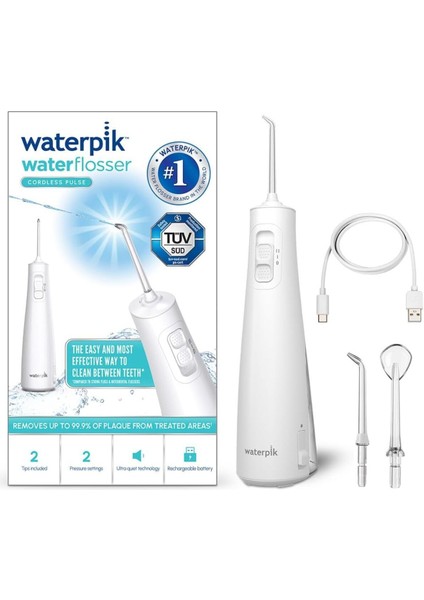 Pulse Kablosuz Ağız Irigatörü %999 Plak Temizleme 2 Basınç Modu