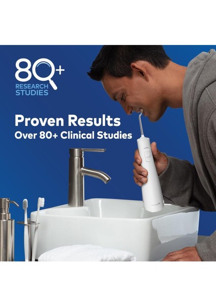 Pulse Kablosuz Ağız Irigatörü %999 Plak Temizleme 2 Basınç Modu indirimleri