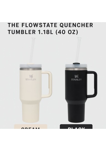 Quencher 1.18L (40 Oz) - Krem & Siyah fiyatları