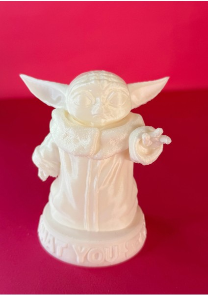 Baby Yoda Figürü Boyama Seti – 15 cm | 3D Baskı + 6 Akrilik Boya + 2 Fırça Kendin Yap Seti modelleri