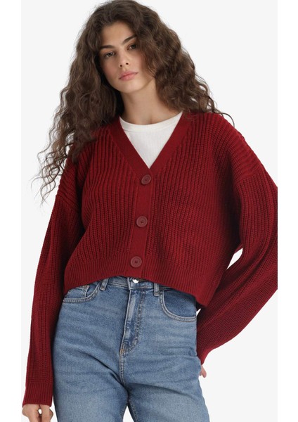 Regular Fit V Yaka Düğmeli Triko Hırka U2052AZ25WN modelleri