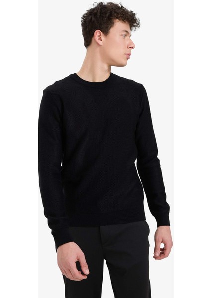 Standart Fit Bisiklet Yaka Triko Kazak C9618AX25AU modelleri