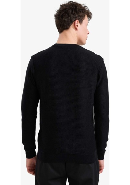 Standart Fit Bisiklet Yaka Triko Kazak C9618AX25AU