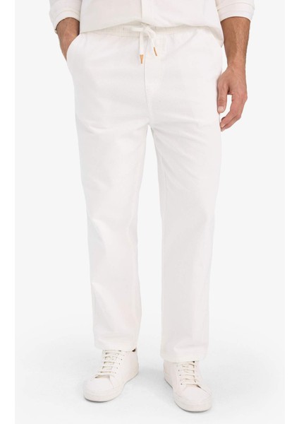 %100 Pamuk Wide Leg Geniş Paça Jean Pantolon E1375AX25AU