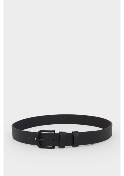 Erkek Dikdörtgen Toka Suni Deri Günlük Kemer F7033AXNS modelleri