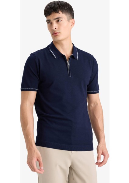 Standart Fit Polo Yaka Triko Kısa Kollu Tişört D6199AX25AU modelleri