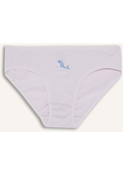 Kız Çocuk Hayvan Desenli 7'li Slip Külot F8588A825HS fiyatları