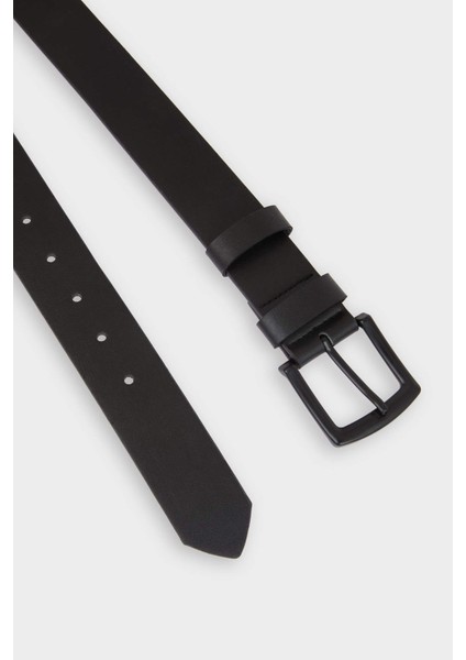 Erkek Dikdörtgen Toka Suni Deri Günlük Kemer F6806AXNS fiyatları