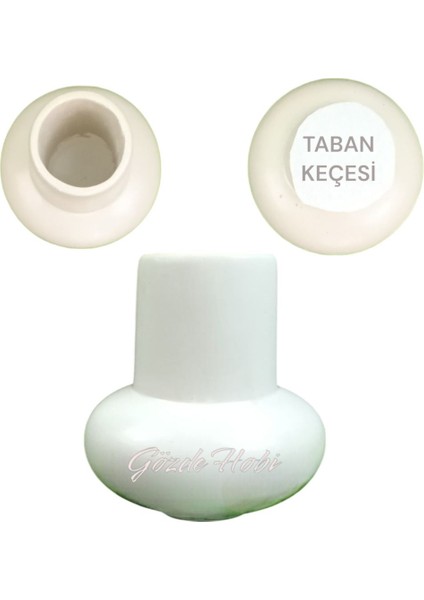 Gözdehobi Bohem Dekoratif Minimalist Kuru Çiçek Vazo Seti Hediyelik Çeyizlik 2ADET Bej&beyaz modelleri