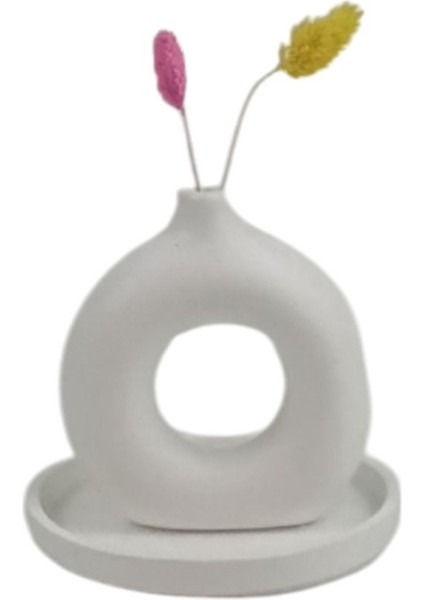 Gözdehobi Nordic Echo|dekoratif Minimali Kuru Çiçek Ev Dekorasyon Biblo Vazo Hediyelik Çeyizlik fiyatları