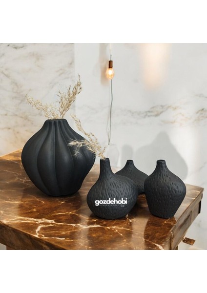 Gözdehobi 4’lü Vazo Seti Dekoratif Objeler fırsatları