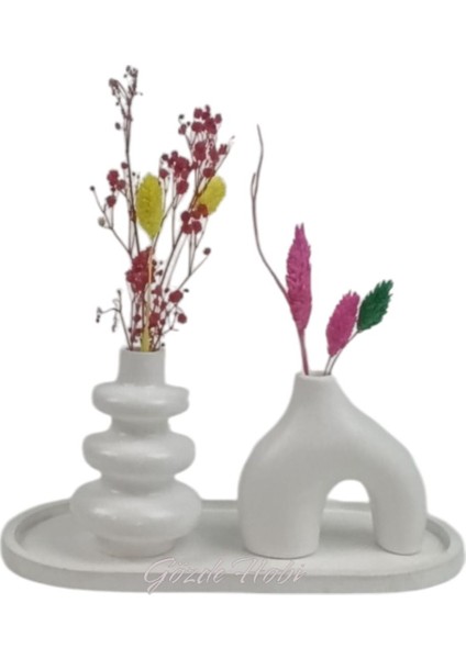 Gözdehobi Nordic Craft | Dekoratif Minimal Kuru Çiçek Ev Dekorasyon Biblo Vazo Hediyelik Çeyizlik fiyatları