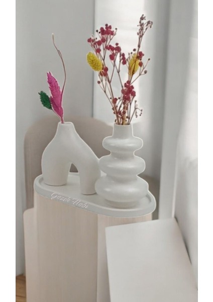 Gözdehobi Nordic Craft | Dekoratif Minimal Kuru Çiçek Ev Dekorasyon Biblo Vazo Hediyelik Çeyizlik fırsatları