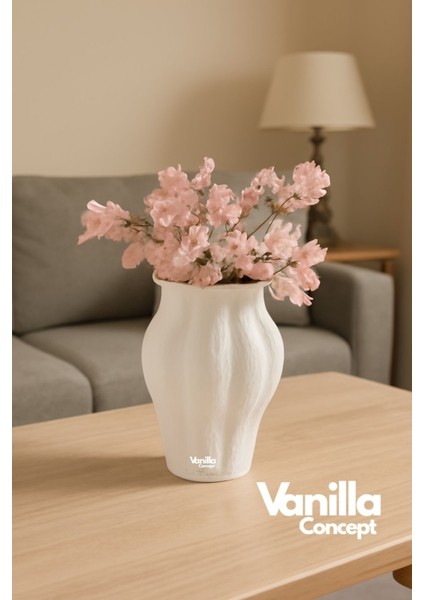 Taş Dokulu Vazo | Stone Vazo Taş Tasarım Iskandinav modelleri