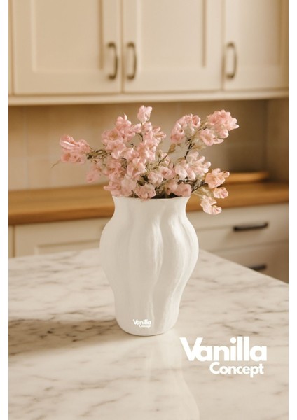 Taş Dokulu Vazo | Stone Vazo Taş Tasarım Iskandinav fırsatları