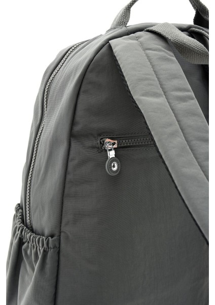 Is Unisex Suya Dayanıklı Krinkıl Kumaş Çok Gözlü Orta Boy Laptop Okul ve Sırt Çantası