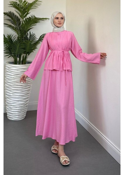 Sasha Etek Takım Şeker Pembesi