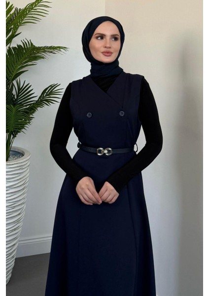 Aley Kemerli Jile Lacivert modelleri