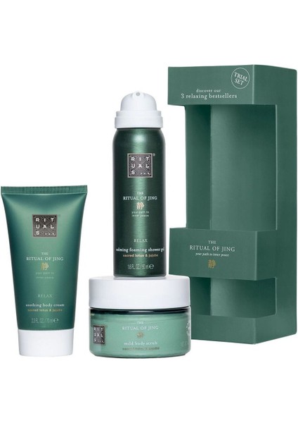 The Ritual Of Jing Vücut Bakım Seti, Duş Köpüğü, Vücut Kremi ve Peeling Hediye Seti fiyatları