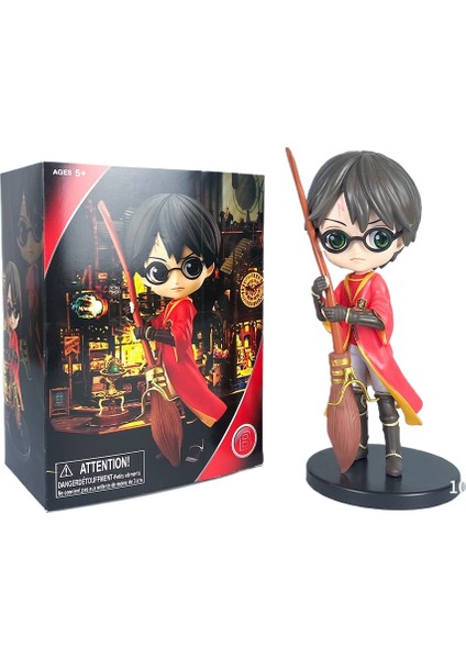 Büyücülük Akademisi El Kuklası Büyük Gözler Süpürgeye Biniyor Harry Potter Snape Ron Hermione Maket Süsler (Yurt Dışından)