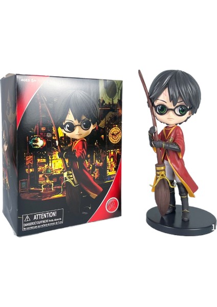 Büyücülük Akademisi El Kuklası Büyük Gözler Süpürgeye Biniyor Harry Potter Snape Ron Hermione Maket Süsler (Yurt Dışından)