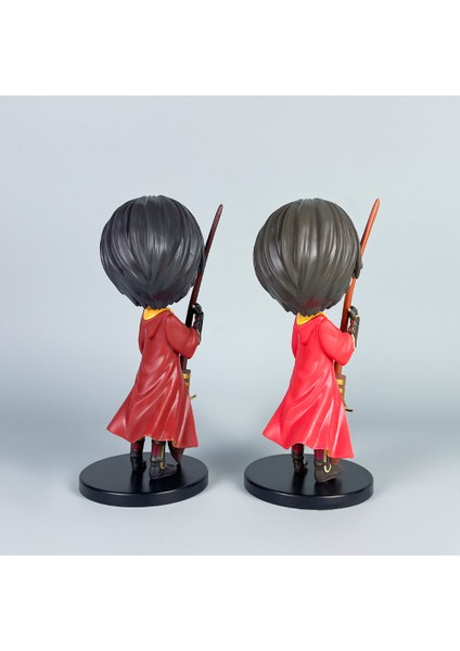 Büyücülük Akademisi El Kuklası Büyük Gözler Süpürgeye Biniyor Harry Potter Snape Ron Hermione Maket Süsler (Yurt Dışından) fiyatları