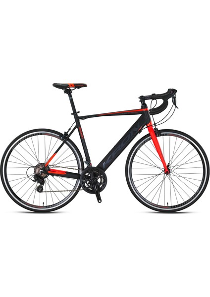 Rc 1000 28 - 54CM Mat Siyah-Kırmızı/füme