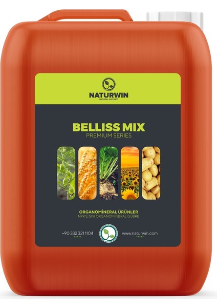 Belliss Mix Npklı Sıvı Organomineral Gübre 20 Litre