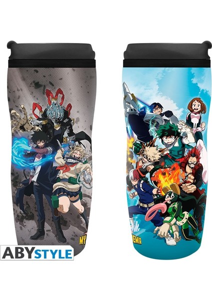 My Hero Travel Mug Heroes Vs. Villains - ABYTUM034