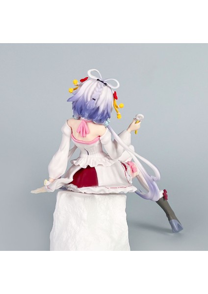 Luo Tianyi Oturma Duruşu Basınç Kacık Şehriye El Figürü Anime Masaüstü Dekorasyon Modeli (Yurt Dışından) modelleri