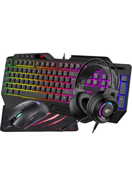Gamenote KB905CM-TUR 4'lü Gaming Set – Klavye, Mouse, Kulaklık, Mousepad – Rgb Aydınlatma, Türkçe Q, Pc Uyumlu fiyatları