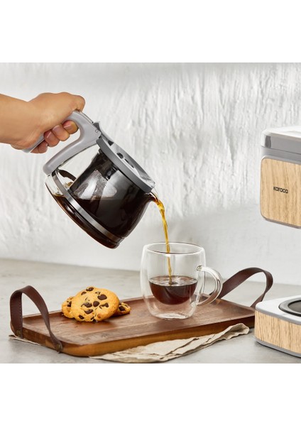 Just Coffee Aroma 2 In 1 Filtre Kahve Makinesi Wood Craft fiyatları