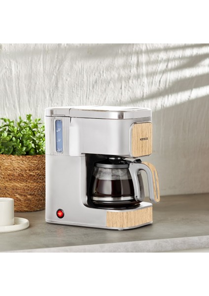 Just Coffee Aroma 2 In 1 Filtre Kahve Makinesi Wood Craft modelleri