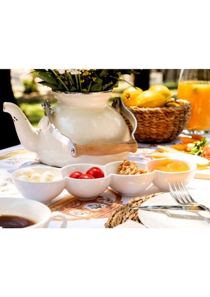 New Petit Concept 4 Bölmeli Küçük Sunum Tabağı