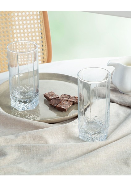 Pamella 4'lü Meşrubat Bardağı Seti - Şeffaf - 440 ml fiyatları