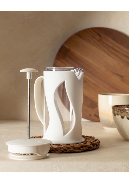 Beyaz Berthe French Press 500 ml 500 cc Plastik fiyatları