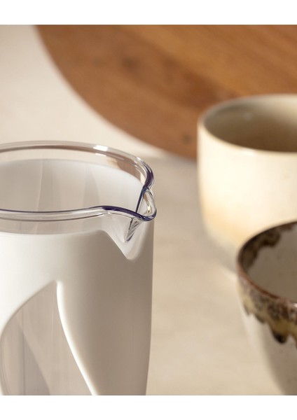 Beyaz Berthe French Press 500 ml 500 cc Plastik modelleri