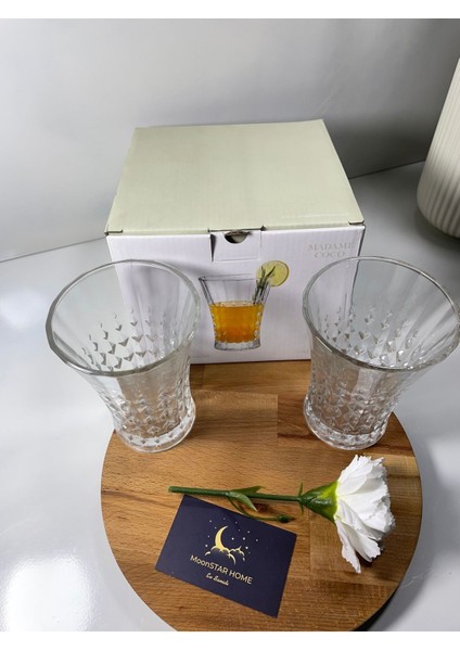 Stephanie 4'lü Meşrubat Bardağı Seti 342 ml modelleri