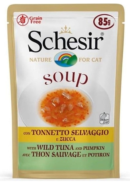 Cat Soup Yabani Ton Balıklı ve Balkabaklı Kedi Çorbası 85 gr