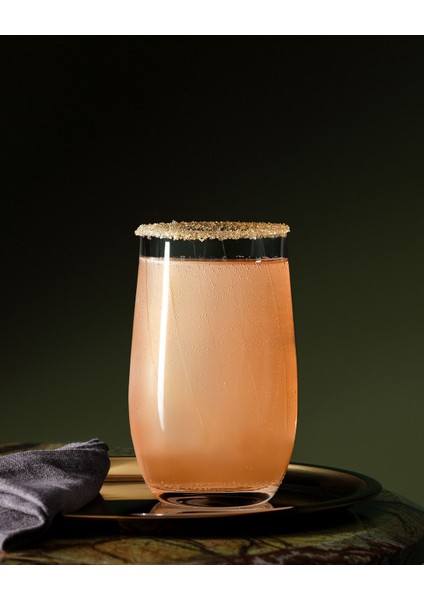 Lucinda Optikli 4'lü Kristal Meşrubat Bardağı Seti - 380ML