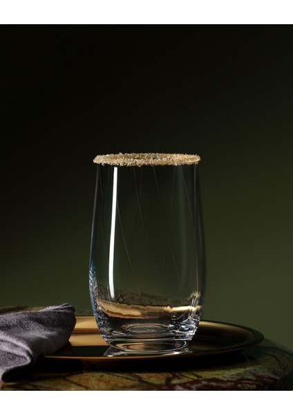 Lucinda Optikli 4'lü Kristal Meşrubat Bardağı Seti - 380ML fiyatları