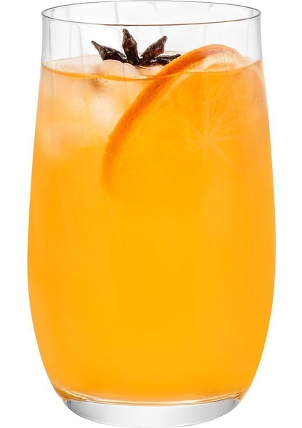 Lucinda Optikli 4'lü Kristal Meşrubat Bardağı Seti - 380ML fırsatları