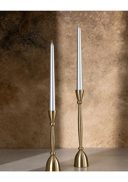 Répertoire Le Cadeau Şamdan Mum - Silver - 25 Cm fiyatları